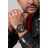 Zegarek Męski Paul Lorens PL11706A2-1B2 na pasku skórzanym w kolorze Czarny/Brązowy o szerokości 24/22mm