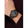 Zegarek Męski Paul Lorens PL3844B3-1A5 na bransolecie stalowej w kolorze Czarny/Czarny o szerokości 24/22mm