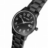 Zegarek Męski Paul Lorens PL14573B2-1A5 na bransolecie stalowej w kolorze Czarny/Czarny o szerokości 22/20mm