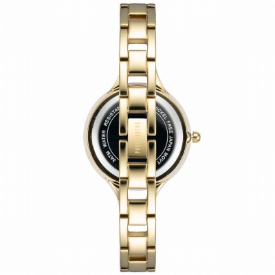 Zegarek Damski Paul Lorens PL11851B-1D1 na bransolecie stalowej w kolorze Złoty/Złoty o szerokości 10/10mm