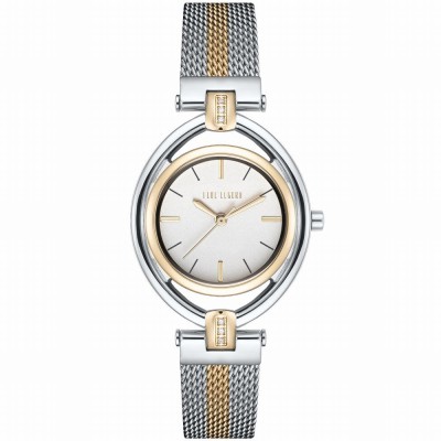 Zegarek Damski Paul Lorens PL13628B-3D2 na bransolecie mesh w kolorze Srebrny/Złoty/Srebrny/Złoty o szerokości 14/12mm