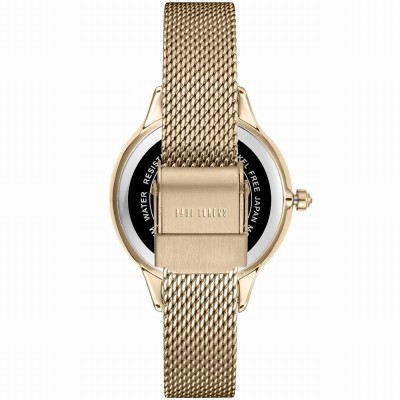 Zegarek Damski Paul Lorens PL12189B-3D1 na bransolecie mesh w kolorze Złoty/Złoty o szerokości 14/12mm