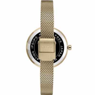 Zegarek Damski Paul Lorens PL10995B-4D1 na bransolecie mesh w kolorze Złoty/Złoty o szerokości 10/10mm