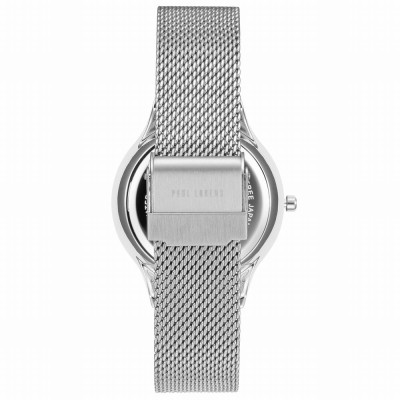 Zegarek Damski Paul Lorens PL10317B9-3C1 na bransolecie mesh w kolorze Srebrny/Srebrny o szerokości 16/16mm
