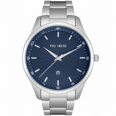Zegarek Męski Paul Lorens PL12156B2-6C1 na bransolecie stalowej w kolorze Srebrny/Srebrny o szerokości 22/20mm