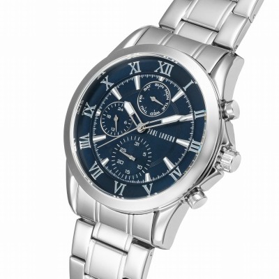 Zegarek Męski Paul Lorens PL3844B2-6C1 na bransolecie stalowej w kolorze Srebrny/Srebrny o szerokości 24/22mm