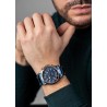 Zegarek Męski Paul Lorens PL3844B2-6F3 na bransolecie stalowej w kolorze Różowe Złoto/Granatowy o szerokości 24/22mm