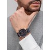 Zegarek Męski Paul Lorens PL10602A2-6F3 na pasku skórzanym w kolorze Różowe Złoto/Granatowy o szerokości 22/20mm