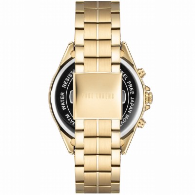 Zegarek Męski Paul Lorens PL20009B-1D1 na bransolecie stalowej w kolorze Złoty/Złoty o szerokości 22/20mm