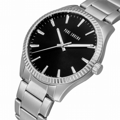 Zegarek Męski Paul Lorens PL20012B-1C1 na bransolecie stalowej w kolorze Srebrny/Srebrny o szerokości 22/20mm