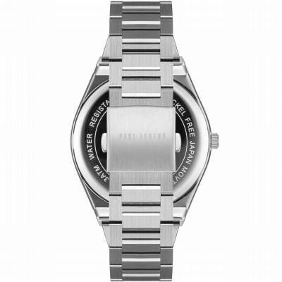 Zegarek Męski Paul Lorens PL20013B-1C1 na bransolecie stalowej w kolorze Srebrny/Srebrny/Czarny o szerokości 24/20mm