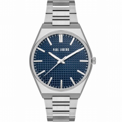 Zegarek Męski Paul Lorens PL20013B-6C1 na bransolecie stalowej w kolorze Srebrny/Srebrny o szerokości 24/20mm