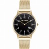 Zegarek Damski Paul Lorens PL11503B-1D1 na bransolecie mesh w kolorze Złoty/Złoty o szerokości 20/18mm