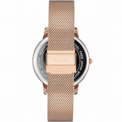 Zegarek Damski Paul Lorens PL11503B-4D2 na bransolecie mesh w kolorze Różowe Złoto/Różowe Złoto o szerokości 20/18mm