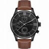 Zegarek Męski Paul Lorens PL11652A6-1B2 na pasku skórzanym w kolorze Czarny/Brązowy o szerokości 22/20mm