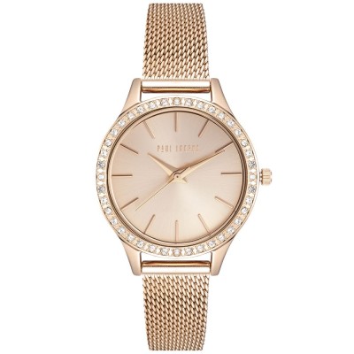 Zegarek Damski Paul Lorens PL10482B2-4D2 na bransolecie stalowej w kolorze Różowe Złoto/Różowe Złoto o szerokości 14/12mm