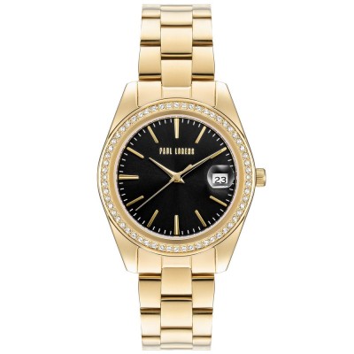 Zegarek Damski Paul Lorens PL20001B-1D1 na bransolecie stalowej w kolorze Złoty/Złoty o szerokości 16/14mm