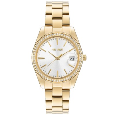 Zegarek Damski Paul Lorens PL20001B-3D1 na bransolecie stalowej w kolorze Złoty/Złoty o szerokości 16/14mm