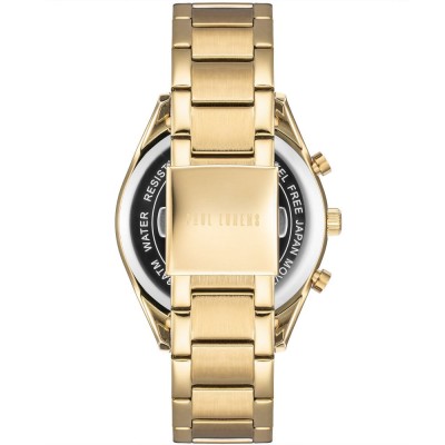 Zegarek Męski Paul Lorens PL20003B-1D1 na bransolecie stalowej w kolorze Złoty/Złoty o szerokości 22/20mm