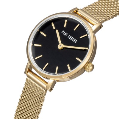 Zegarek Damski Paul Lorens PL20004B-1D1 na bransolecie mesh w kolorze Złoty/Złoty o szerokości 10/10mm