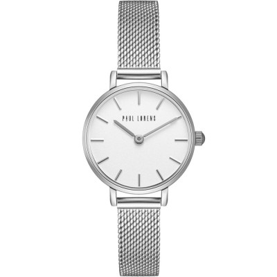 Zegarek Damski Paul Lorens PL20004B-3C1 na bransolecie mesh w kolorze Srebrny/Srebrny o szerokości 10/10mm