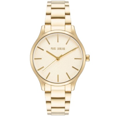 Zegarek Damski Paul Lorens PL20007B-4D1 na bransolecie stalowej w kolorze Złoty/Złoty o szerokości 16/14mm