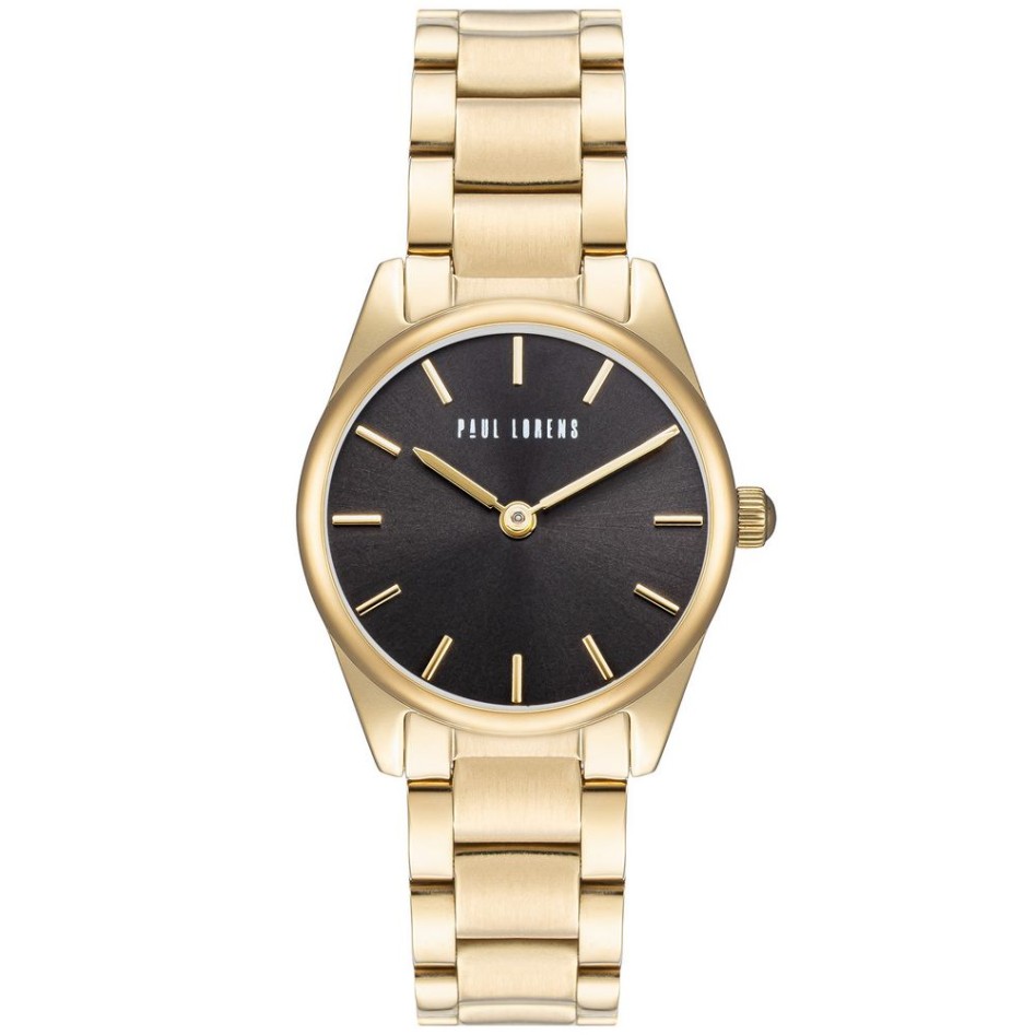 Zegarek Damski Paul Lorens PL20008B-1D1 na bransolecie stalowej w kolorze Złoty/Złoty o szerokości 14/14mm