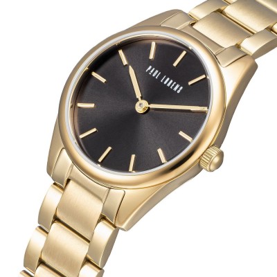 Zegarek Damski Paul Lorens PL20008B-1D1 na bransolecie stalowej w kolorze Złoty/Złoty o szerokości 14/14mm