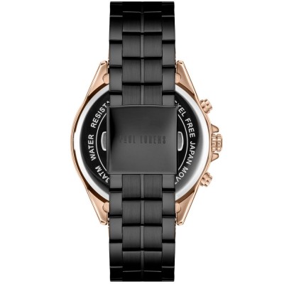 Zegarek Męski Paul Lorens PL20009B-1A4 na bransolecie stalowej w kolorze Miedziany/Czarny o szerokości 22/20mm