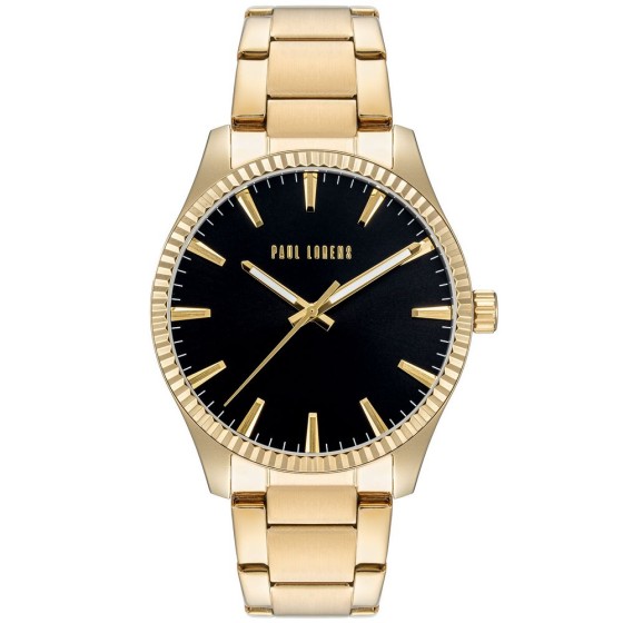Zegarek Męski Paul Lorens PL20012B-1D1 na bransolecie stalowej w kolorze Złoty/Złoty o szerokości 22/20mm