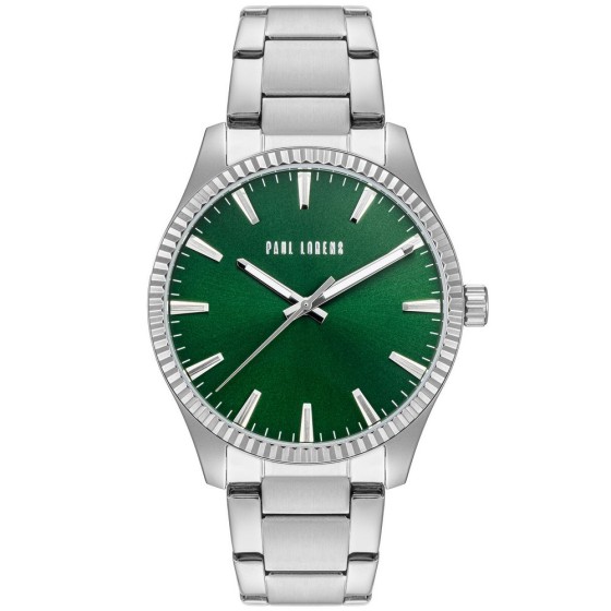 Zegarek Męski Paul Lorens PL20012B-8C1 na bransolecie stalowej w kolorze Srebrny/Srebrny o szerokości 22/20mm