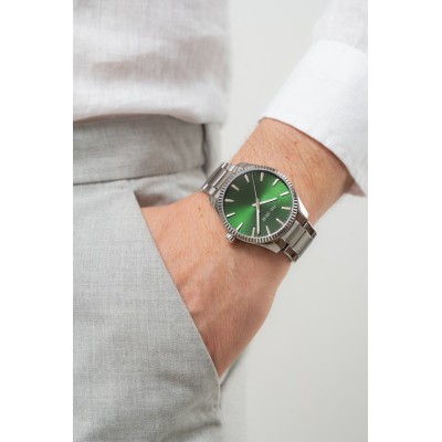 Zegarek Męski Paul Lorens PL20012B-8C1 na bransolecie stalowej w kolorze Srebrny/Srebrny o szerokości 22/20mm