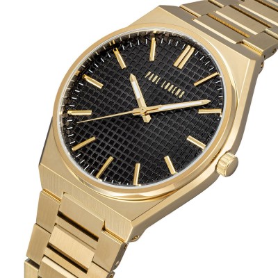 Zegarek Męski Paul Lorens PL20013B-1D1 na bransolecie stalowej w kolorze Złoty/Złoty o szerokości 24/20mm