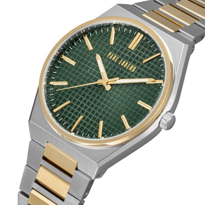 Zegarek Męski Paul Lorens PL20013B-8D2 na bransolecie stalowej w kolorze Srebrny/Srebrny/Złoty o szerokości 24/20mm