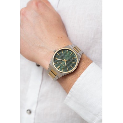 Zegarek Męski Paul Lorens PL20013B-8D2 na bransolecie stalowej w kolorze Srebrny/Srebrny/Złoty o szerokości 24/20mm