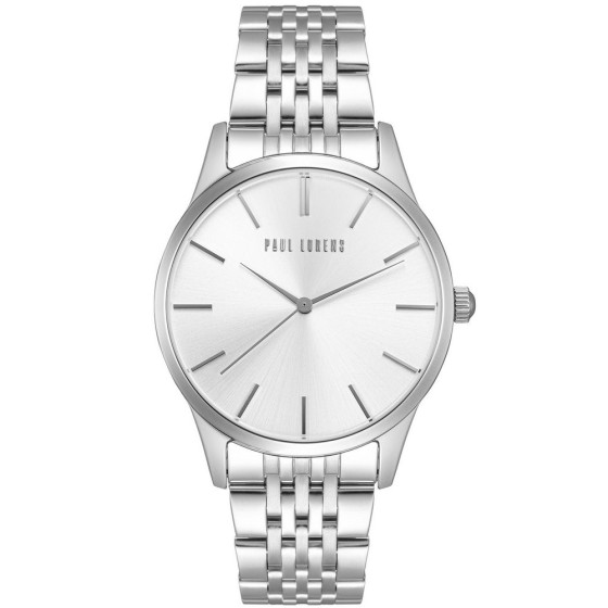 Zegarek Damski Paul Lorens PL20014B-1C1 na bransolecie stalowej w kolorze Srebrny/Srebrny o szerokości 20/18mm