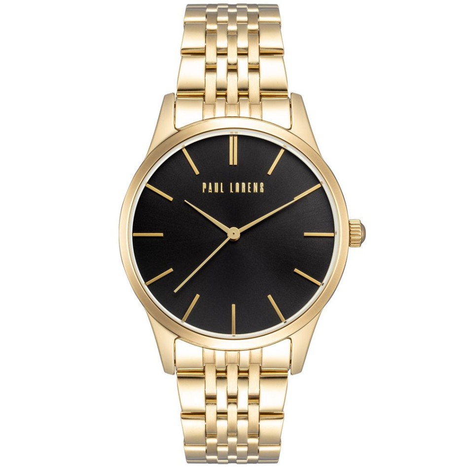Zegarek Damski Paul Lorens PL20014B-1D1 na bransolecie stalowej w kolorze Złoty/Złoty o szerokości 20/18mm