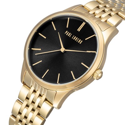 Zegarek Damski Paul Lorens PL20014B-1D1 na bransolecie stalowej w kolorze Złoty/Złoty o szerokości 20/18mm