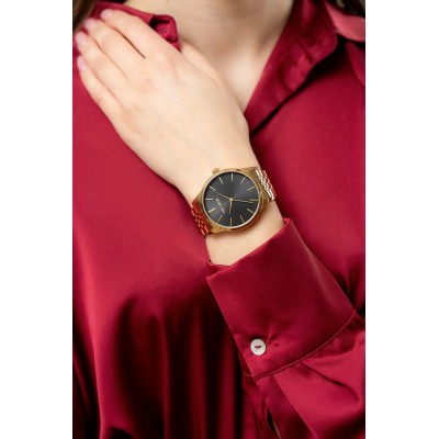 Zegarek Damski Paul Lorens PL20014B-1D1 na bransolecie stalowej w kolorze Złoty/Złoty o szerokości 20/18mm