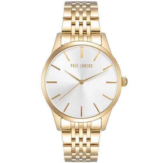 Zegarek Damski Paul Lorens PL20014B-3D1 na bransolecie stalowej w kolorze Złoty/Złoty o szerokości 20/18mm