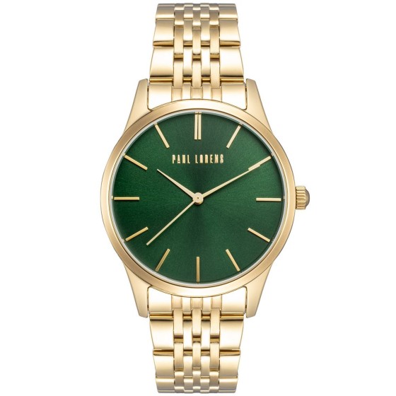Zegarek Damski Paul Lorens PL20014B-8D1 na bransolecie stalowej w kolorze Złoty/Złoty o szerokości 20/18mm