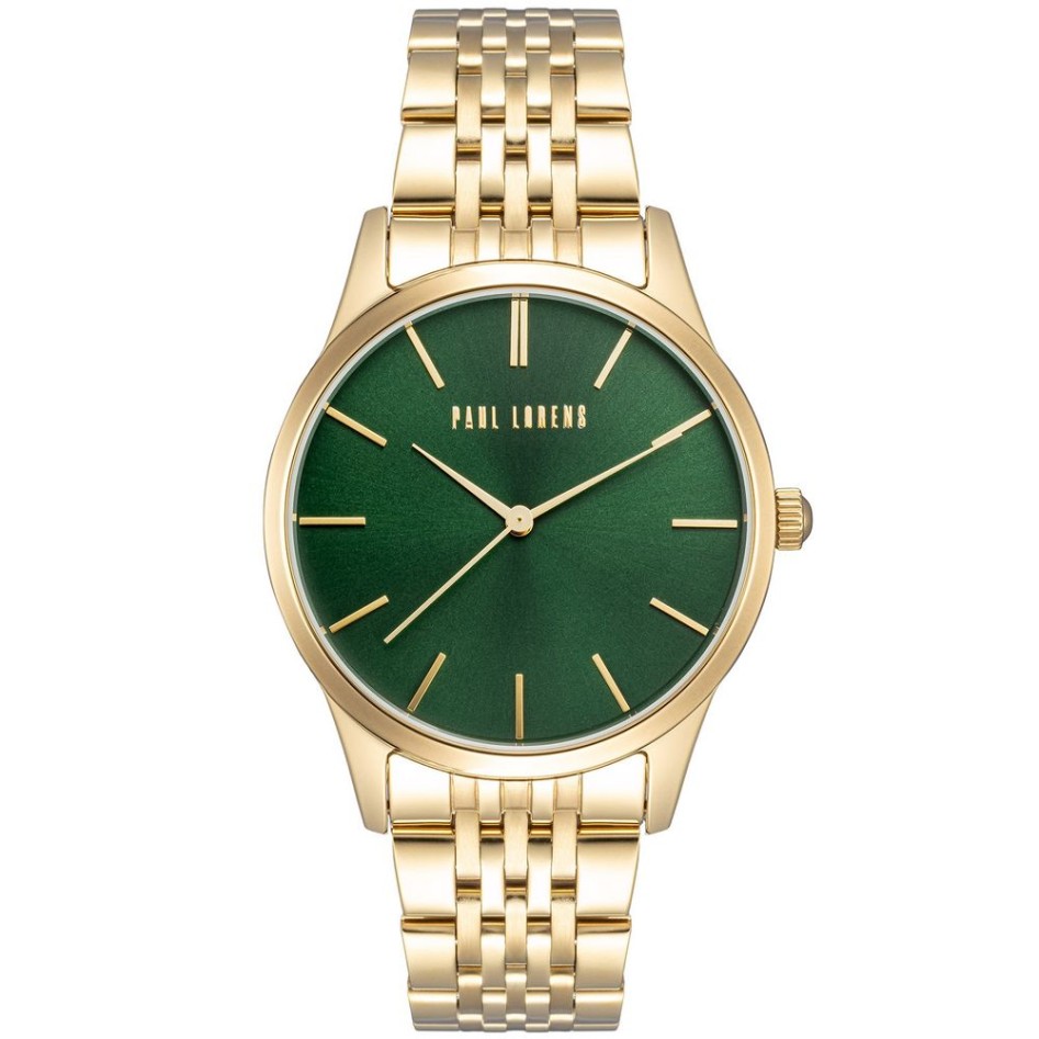Zegarek Damski Paul Lorens PL20014B-8D1 na bransolecie stalowej w kolorze Złoty/Złoty o szerokości 20/18mm