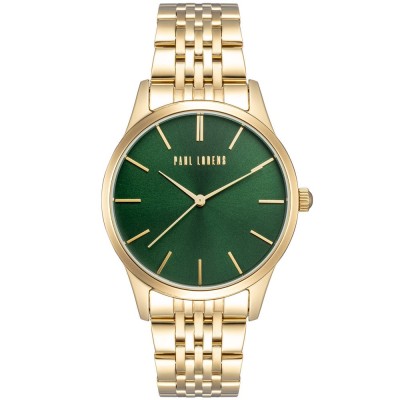Zegarek Damski Paul Lorens PL20014B-8D1 na bransolecie stalowej w kolorze Złoty/Złoty o szerokości 20/18mm
