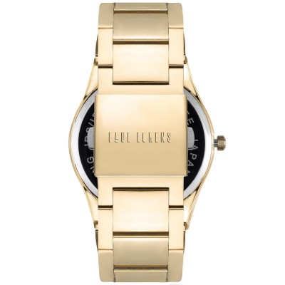 Zegarek Męski Paul Lorens PL20015B-1D1 na bransolecie stalowej w kolorze Złoty/Złoty o szerokości 24/22mm