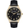Zegarek Męski Paul Lorens PL20016A-1A2 na pasku skórzanym w kolorze Złoty/Czarny o szerokości 20/18mm