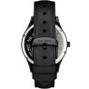 Zegarek Męski Paul Lorens PL20016A-1A3 na pasku skórzanym w kolorze Czarny/Czarny o szerokości 20/18mm