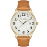 Zegarek Męski Paul Lorens PL20016A-4B2 na pasku skórzanym w kolorze Złoty/Brązowy o szerokości 20/18mm