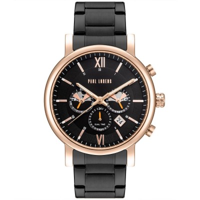 Zegarek Męski Paul Lorens PL20017B-1A4 na bransolecie stalowej w kolorze Miedziany/Czarny o szerokości 22/20mm