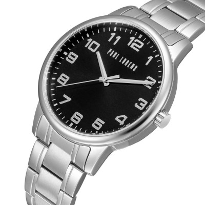 Zegarek Męski Paul Lorens PL20018B-1C1 na bransolecie stalowej w kolorze Srebrny/Srebrny o szerokości 20/18mm