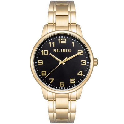 Zegarek Męski Paul Lorens PL20018B-1D1 na bransolecie stalowej w kolorze Złoty/Złoty o szerokości 20/18mm